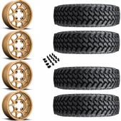 15" KMC KS136 Toro Bronze & 30" Nitto Trail Grappler SxS Wheel and Tire Package