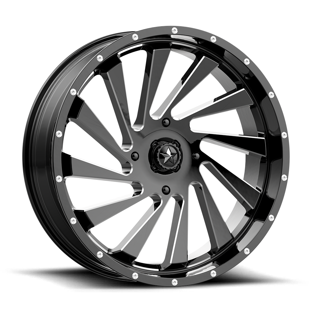 MSA M46 Blade Wheel Black Milled