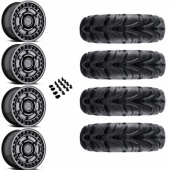 14" Black Rhino Armory Black & 27" EFX MotoMax Wheel and Tire Package