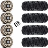 14" Black Rhino Armory Desert Sand & 26" EFX MotoMTC Wheel and Tire Package