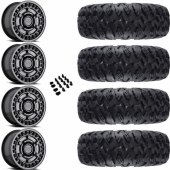 15" Black Rhino Armory Black & 31" EFX MotoClaw Wheel and Tire Package