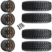 15" Fuel Unit D785 Bronze & 30" Nitto Trail Grappler SxS Wheel and Tire Package