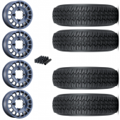 15" Method MR407 Blue & 35" Tensor DSR Wheel and Tire Package