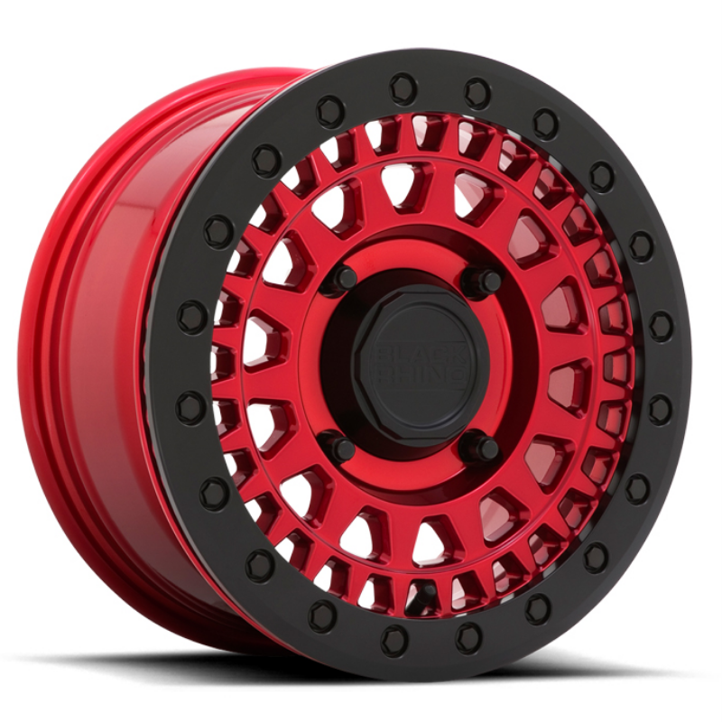 Black Rhino Parker Beadlock UTV Wheel Candy Red Side By Side UTV Parts