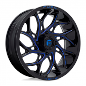 Fuel Runner D778 Wheel Black Milled Blue