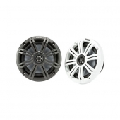 Kicker 6.5" KM65 Marine Speakers Coaxial White & Charocal Grilles 4 Ohm