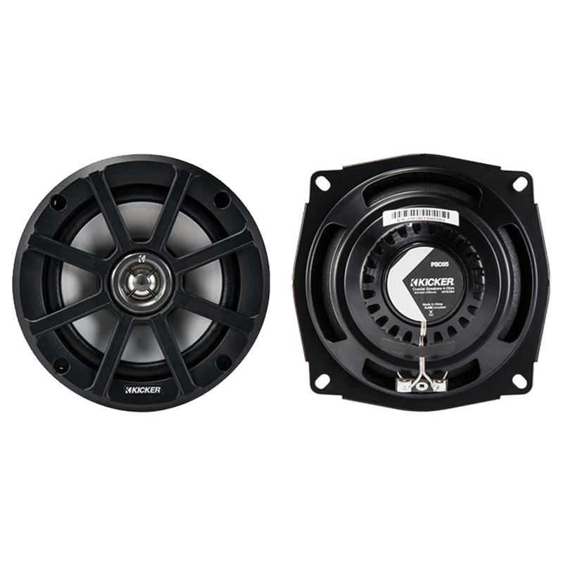 Kicker 6.5" PowerSports PSC65 Speakers Pair WeatherProof Coaxial 2Ohm