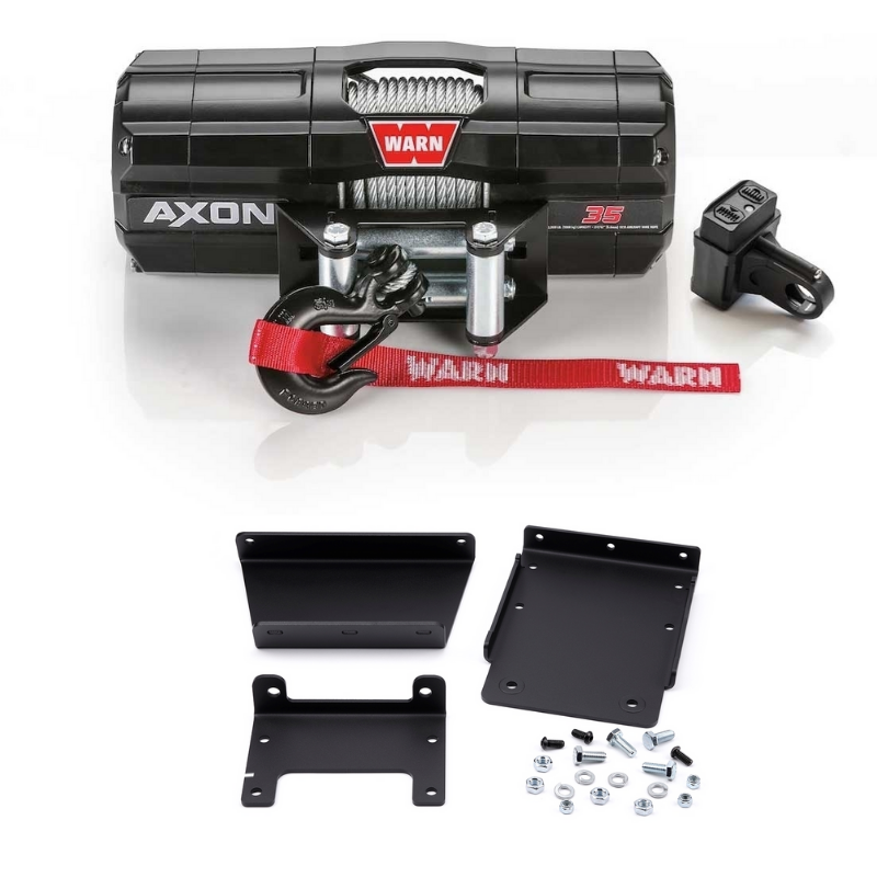 Warn Kawasaki Mule 4010 AXON Winch Kit Side By Side UTV Parts