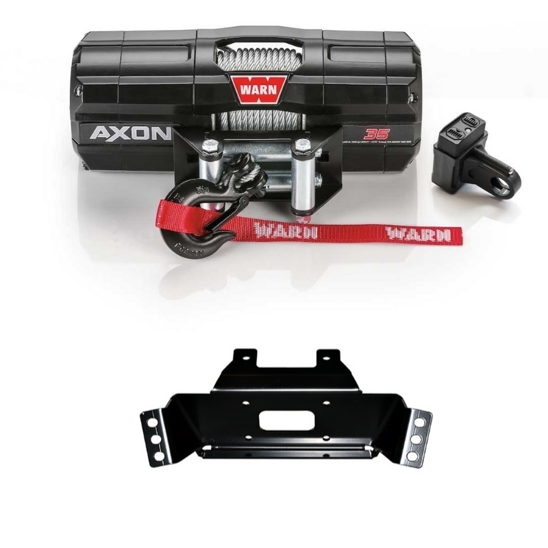 Warn Polaris Ranger 500/570 MidSize AXON Winch Kit Side By Side UTV