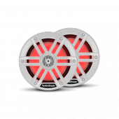 Rockford Fosgate M1-6 M1 6" Marine Speakers w/ RGB LEDs White Pair