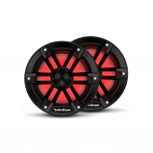 Rockford Fosgate M1-8B M1 8" Marine Speakers w/ RGB LEDs Black Pair