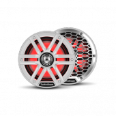 Rockford Fosgate M2-65 M2 6.5" Marine Speakers w/ RGB LEDs White & Stainless Grilles Pair
