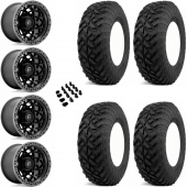 15" Fuel D783 Unit Black & 35" EFX Gripper R/T-K Wheel and Tire Package