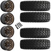 15" Fuel Unit D785 Bronze & 30" EFX MotoRally Wheel and Tire Package
