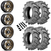 14" Fuel Anza D583 Bronze & 28" BKT 171 Wheel and Tire Package