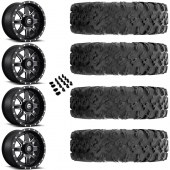 14" Fuel Maverick D538 Black & 30" EFX MotoRavage Wheel and Tire Package