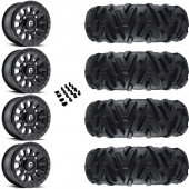 14" Fuel Vector D579 Black & 30" EFX MotoMTC Wheel and Tire Package