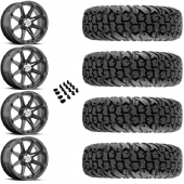 14" MSA M12 Diesel Black & 30" EFX MotoVator Wheel and Tire Package