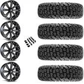 14" MSA M20 Kore Black & 30" EFX MotoVator Wheel and Tire Package