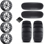 14" MSA M21 Lok Beadlock Charcoal & 29" EFX SandSlinger Wheel and Paddle Tire Package