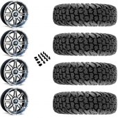 14" MSA M26 Vibe Dark Tint & 30" EFX MotoVator Wheel and Tire Package