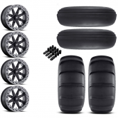 14" MSA M31 Lok2 Beadlock Black & 28" EFX SandSlinger Wheel and Paddle Tire Package