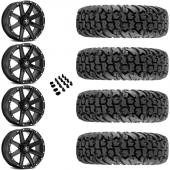 14" MSA M33 Clutch Black & 32" EFX MotoVator Wheel and Tire Package