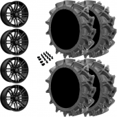 14" MSA M40 Rogue Black Titanium & 31" EFX MotoHavok Wheel and Tire Package