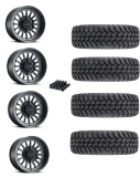 14" Method MR411 Black & 28" Tensor Regulator Wheel and Tire Package