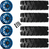 14" Black Rhino La Paz Blue & 30" EFX MotoSlayer Wheel and Tire Package