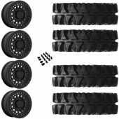 14" Black Rhino Parker UTV Beadlock Black & 30" EFX MotoSlayer Wheel and Tire Package