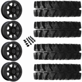 14" Black Rhino Webb UTV Beadlock Black & 30" EFX MotoSlayer Wheel and Tire Package
