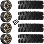 14" Fuel Vector D600 Bronze & 30" EFX MotoSlayer Wheel and Tire Package
