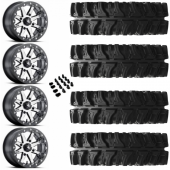14" MSA M21 Lok Beadlock Charcoal & 30" EFX MotoSlayer Wheel and Tire Package