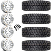 15" Method MR401-R Beadlock Machine 5x4.5 & 32" GMZ Ivan Stewart Wheel and Tire Package
