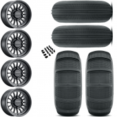 15" Method MR411 Black & 33" Tensor SS Sand Series Wheel and Paddle Tire Package