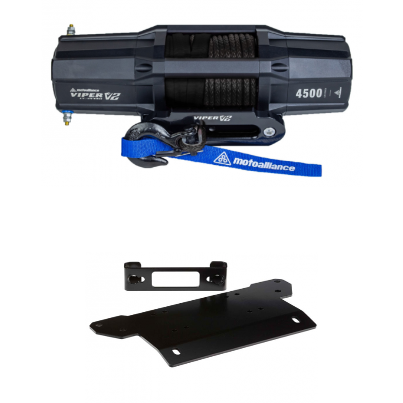 Polaris Ranger XP 570/900/1000 Viper V2 Wide Spool Winch Kit