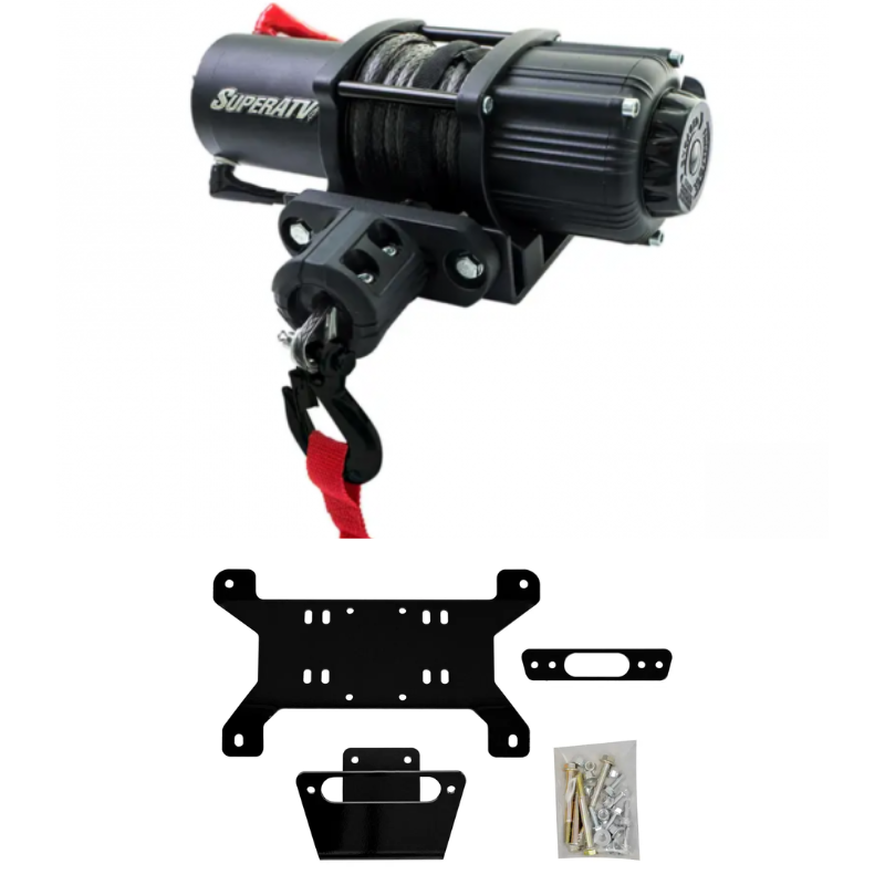 SuperATV CanAm Maverick Winch Kit
