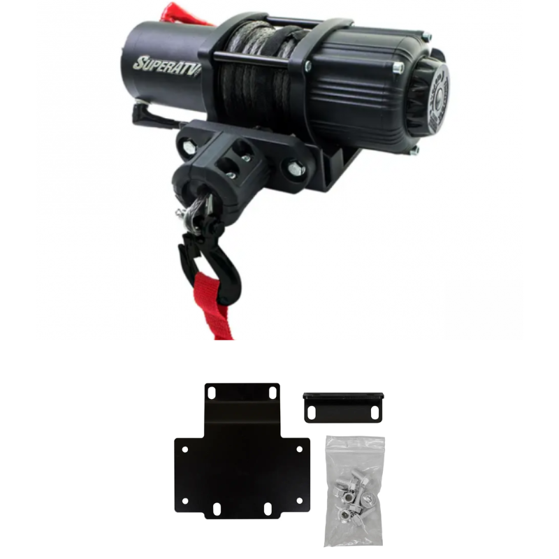 SuperATV Honda Pioneer 1000 Winch Kit