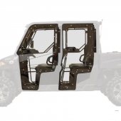 SuperATV Polaris Ranger Midsize 570 Crew Cab Enclosure Doors Scratch Resistant