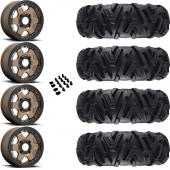 15" Fuel Block D924 Beadlock Bronze & 28" EFX MotoMTC Wheel and Tire Package