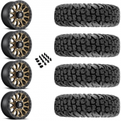 15" Fuel Vector D600 Bronze & 30" EFX MotoVator Wheel and Tire Package