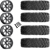 15" MSA M12 Diesel Black & 30" EFX MotoRavage Wheel and Tire Package
