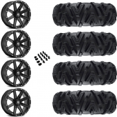 15" MSA M33 Clutch Black & 28" EFX MotoMTC Wheel and Tire Package