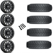15" Method MR401 Beadlock Black & 35" Tensor DSR Wheel and Tire Package