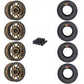 15" Method MR405 Beadlock Bronze & 32" GMZ Ivan Stewart Wheel and Tire Package