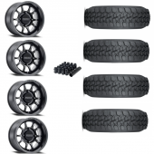 15" Method MR409 Black & 33" Tensor DSR Wheel and Tire Package