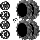 16" MSA M26 Vibe Black Milled & 32" EFX MotoHavok Wheel and Tire Package
