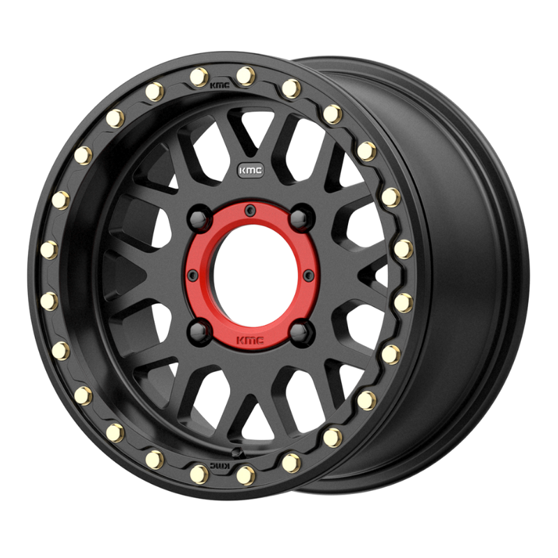 KMC KS235 Grenade Beadlock Wheel Satin Black