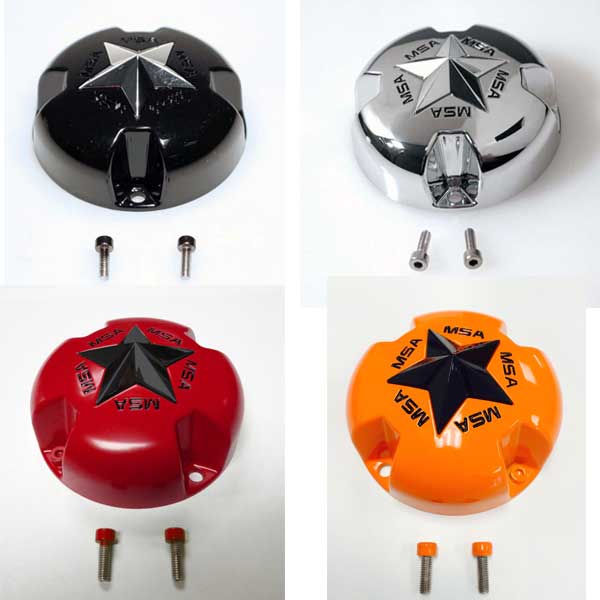 for MSA OffRoad 4 Pack Details about   MSA Red Star Wheel Cap Covers 